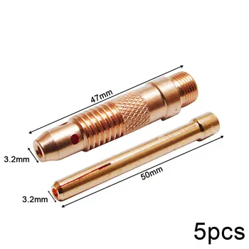 1.6 mm/ 2.0 mm/ 2.4 mm 3.2 mm 10pcs Argona Metināšana TIG DC Inverter Metināšanas iekārta/Aprīkojums TIG Volframa Collet Ķermeņa un Collet
