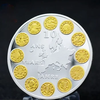 10. Gadadiena kopš Dibināšanas Eiropas Savienības 12 dalībvalstīs, Savākt Piemiņas Monētas Monētu Izaicinājums Dāvanu