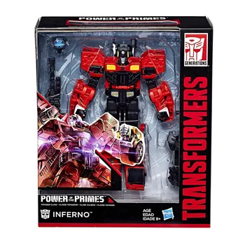 18 cm Hasbro Transformers Jauda Primes Grimlock Starscream Elita Viens Inferno Rīcības PVC Kolekciju Modelis Rotaļlietas Anime Zīmējums