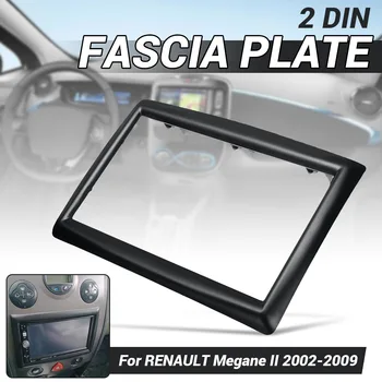 2 Din Auto Radio Fascijas Dash CD Apdares Montāža Plāksnes Panelis Rāmis Adapteris Renault Megane 2 II 2002 2003 2004 2005 2006. - 2009. gadā