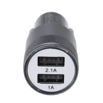 2 Port USB Automašīnas Lādētājs Ātrās Uzlādes Adapteris, piepīpētāja IPhone, Huawei, Samsung Xiaomi Ātrs Auto USB Lādētāja