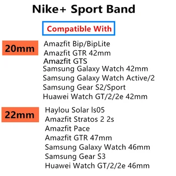 20mm/22mm Joslu Samsung watch 3/zvejas rīku s3 pierobežas/Aktīvā 2 46mm 42mm amazfit GTS Silikona aproce Huawei GT/GT2/2e/Pro siksna