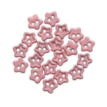 20Pcs 4mm Mini Pogas Ziedu Formas Metāla Sprādzes Lelle Drēbes Sprādzes, mīkstās Rotaļlietas DIY Šūšanas Materiālu Lelles Apģērbu Accessorie