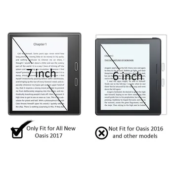 3PCS Tablet Anti-Scratch Ekrāna Aizsargs, Lai Visiem Jaunajiem Kindle Oasis 9 Gen 2017. Gadam Atbrīvot 7inch Ultra Clear LCD Shield Pārklājumu