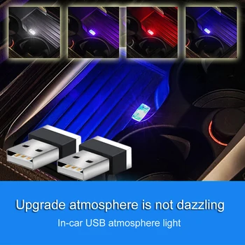 Auto USB LED Gaismas Modelēšanas Gaismas usb Apkārtējās Gaismas Audi A2 A3 A4 A6 A8 TT