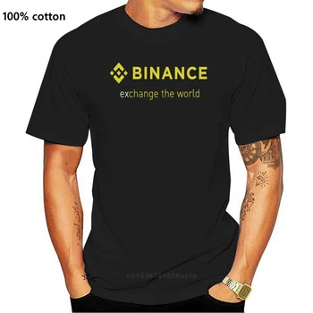 Binance Valūtas Pasaules Melns T Krekls