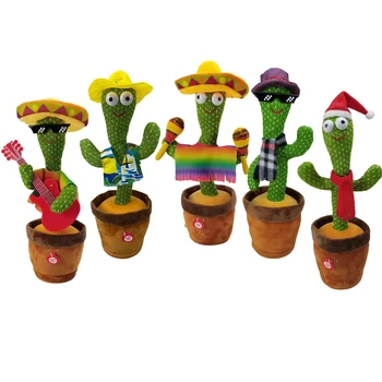 Dancingcactus Kaktuss Plīša Rotaļlieta Elektronisko Šūpojot Deju Rotaļlieta Var Dejot, Dziedāt, Pārvietot, Pagriezt Bērnu Agrīnās Izglītības Rotaļlietas