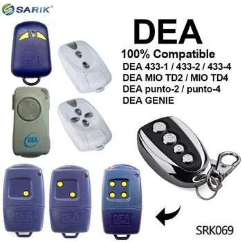 DEA Universālā Tālvadības pults aparāts 433.92 mhz fiksētie kods DEA MILJ TD2,DEA MILJ TD4 DEA vārti, garāžu durvis, tālvadības raidītāju