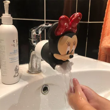 Disney kids ūdens krāns, Krāna Extender Ūdens Taupīšanas silikona Krāna Pagarināšanas Līdzeklis Palīdzēt Bērniem, Veļas rokas ūdens krāna extender