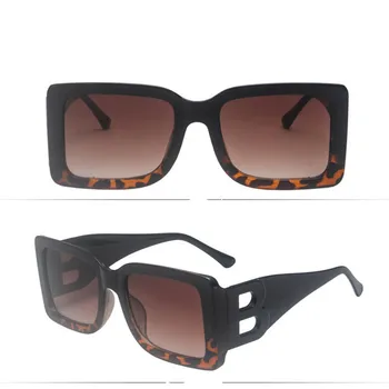 Dobi B-formas Personības Vēstuli Mūsdienu Laukumā, Melnā Stila Saulesbrilles Sieviešu Liels Rāmis Modes Saulesbrilles Sieviešu UV400