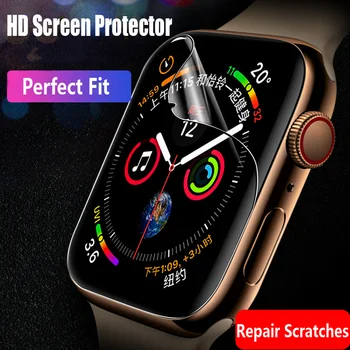 Ekrāna Aizsargs Apple Skatīties 6 5 4 se 44mm 40mm iWatch sērija 3 42mm 38mm (Nav rūdīta Stikla) HD Protector Apple skatīties Filmu