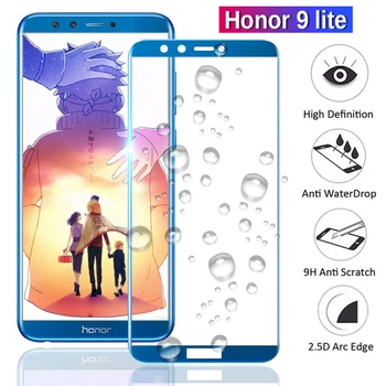 Gods 9 lite aizsardzības stiklu Huawei honor 10 lite rūdīta stikla ekrāna aizsargs honer 9lite 9 gaismas 10lite HD drošības plēves