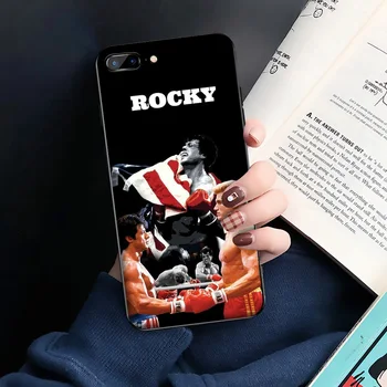 GX199 Rocky Balboa Mīksta Silikona Case for iPhone 12 Mini 11 Pro XS Max XR X 8 7 6 6S Plus 5 5S SE 2020