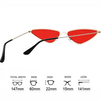 Ir 2021. Jaunu Zīmolu Dizainera Sexy Red, Cat Eye Saulesbrilles Vintage Cateye Briļļu Dāma Moderns Aizsargbrilles Krāsains Mazo Brilles Sievietēm