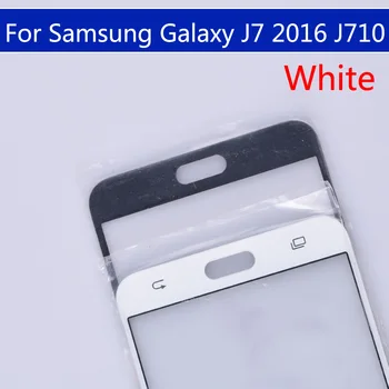 J710 Samsung Galaxy J7 2016 J710 J710F J710FN J710M J710MN J710H Touch Screen Ārējais Stikls LCD Priekšā TouchScreen Objektīvs 5.5