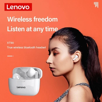 Jaunais Lenovo XT90, Bezvadu, Sporta Touch Austiņu Pogu, IPX5, Ūdensizturīgs, ausu aizbāžņi ar 300mAh Uzlādes Rūtiņu Bluetooth 5.0