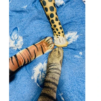 Jaunu 3D Drukas Sieviete Pieaugušo Dzīvnieku Ķepu Zeķes Unisex Apkalpes Kaķis Elastīgs, Elpojošs Zeķes, Suns, Zirgs Zebras Cūku Kaķu Ķepu Vīriešiem Amerikāņu