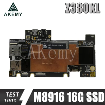 Jaunums! oriģināls Par Asus ZenPad 8.0 Z380KL Z380K Tabletes Klēpjdatoru, pamatplate (Mainboard) loģika valdes W/ M8916 16.G SSD