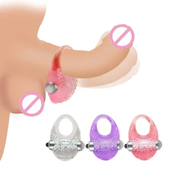 Kavēšanās Vēršanos Būris Vibrējošais Gredzens Seksa Produkti Vibrators Aizkavēta Ejakulācija Dzimumlocekļa Gredzens Klitora massager Pieaugušo produkti Vīriešiem