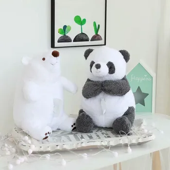 Kawaii Plushie Lelle Audu Lodziņā Personalizētu Gudrs Panda leduslācis Dual-purpose Papīra Sūkņu Mājas Dekoru Plīša Rotaļlieta Bērniem Pieaugušajiem