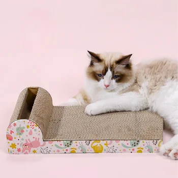 Kaķis greifers valdes gofrēta pet jaunu dzirnaviņas valkāt raust bite kvadrātveida kartona kaķu rotaļlietas, kaķu rotaļlietas interaktīvas
