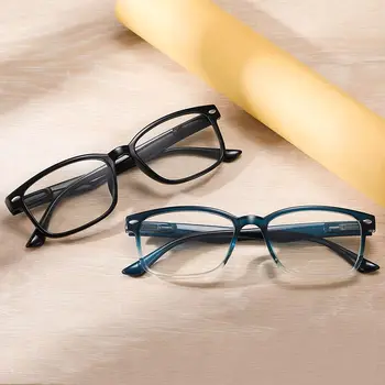 Lasījums Brilles Vīrieši Sievietes anti zilā gaisma Datoru brilles rāmis Retro pilna kadra Dioptriju Brilles Presbyopic +1.0 +1.5 +2.0