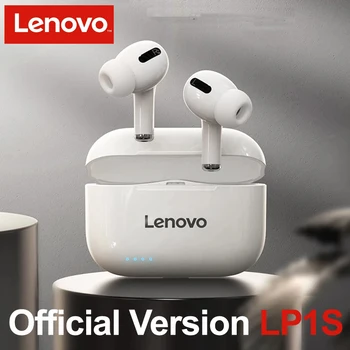 Lenovo LP1S TWS Bluetooth Austiņas 5.0 Austiņas Trokšņu Samazināšanas augstas precizitātes ar Zemu Signālu, Pieskarieties vienumam Bezvadu Stereo Austiņas Austiņas