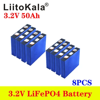 LiitoKala 3.2 v 50Ah lifepo4 šūnu litija baterijas, elektrisko velosipēdu baterija saules enerģijas sistēmu ES un ASV Nodokļu Brīva,