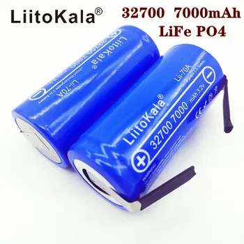 LiitoKala Lii-70.A 32700 lifepo4 3.2 V 7000mAh 33A 55A metināšanas sloksnes, lai skrūvgriezi elektrisko velosipēdu ar akumulatora jauda