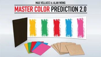 Master Krāsu Prognozes 2.0 Max Vellucci Magia Burvis Posmā, Ilūzijas Burvju Triku Veidojums Mentalism,Jocīgi Psychokinesis