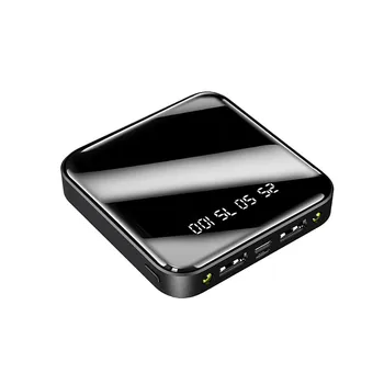 MINI Portatīvie 2 USB 4500mAh Power Bank LED Rezerves Akumulators, Lādētājs, Telefona