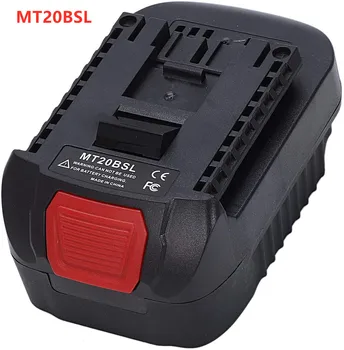 MT20BSL Li-Ion Akumulators Pārveidotāja Adapteris 18V, Makita BL1830 BL1860 BL1850 BL1840 BL1820 Izmantots Bosch 18V Rīks