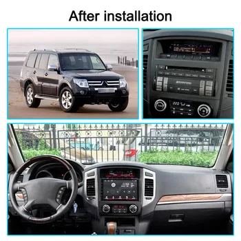 Par Mitsuishi Pajero 2006 2007 2008 2009 2010 2011 Auto Multimēdiju Atskaņotāju, Diktofonu, Stereo Android Radio Audio GPS Navi Galvas Vienības