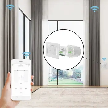 Par Tuya Smart Dzīves WiFi Aizkaru Maiņa Modulis Rullo žalūziju Blind Mehānisko Smart Home Google Home Bezvadu Tālvadības pults