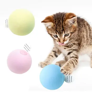 Pet Cat Vilnas Filca Bumba Rotaļlietas Interaktīvas Automātisko Mērīšanas Rotaļlietas Ar Putniem, Vardēm, Kriketa Balss Pet Piegādes Pet Cat Universal