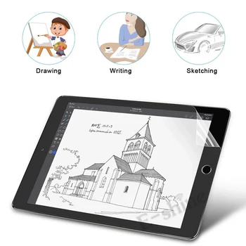 Piemēram, Papīrs Zīmēšanas Writting PET Matēts Filma par Apple iPad 10.2 collu 7 8 Gen Justies Krāsošana Rakstīt uz Papīra iPad 7 8 Kino