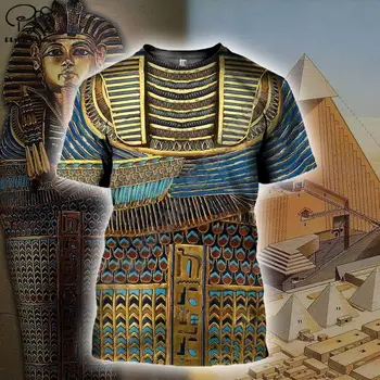 PLstar Cosmos Horus Ēģiptes Dievs Ēģiptiešu Simbols Faraons Anubis NewFashion 3DPrint Unisex īsās bikses-Šorti Piedurknēm, T-krekli Vīriešiem/Women-s-4