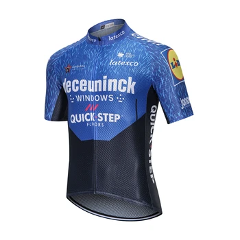 QUICK STEP Komandas Vīriešu Velosipēdu Jersey Strech Velosipēds Šorti Uzstādīt Ropa Ciclismo MTB ir 2021. Ātri Sausas Pro Velosipēdu Maillot Apģērbu Uzvalks