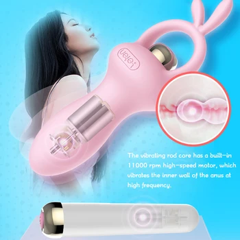 Sievietēm anālais vibrators no Silikona mini bullet vibrators, dildo gudrs trušu anālais pievienojiet anālā rotaļlietas sieviete Anālo orgasmu seksa veikals