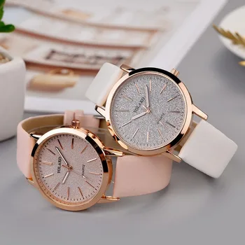 Sieviešu pulksteņi zīmola luksusa modes dāmas skatīties Ādas Skatīties sievietēm Sieviešu kvarca rokas pulksteņus montre femme A4