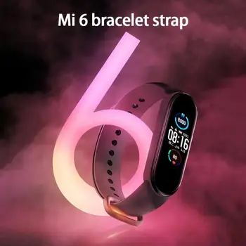 Siksnu Xiaomi Miband 5 6 Nomaiņa Aproce TPU Mīksto Aproce Siksnas Xiaomi Mi Grupa 5/6 Smart Watchband Piederumu