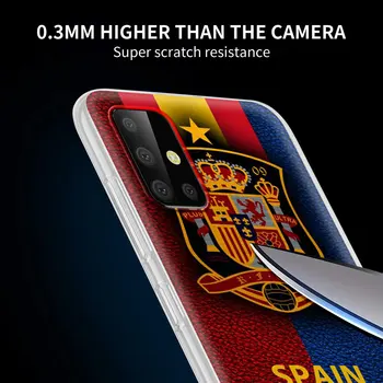 Spānijas ģerbonis, Karogs Silikona Tālrunis Case For Samsung Galaxy A50 A51 A71 A21s A31 A41 A10 A20 A70 A30 A12 A02s TPU Segtu Coque
