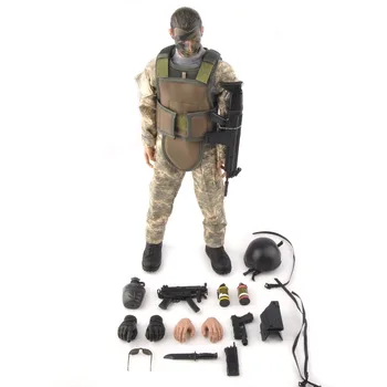 SWAT Karavīrs Vienotu Militārās Rotaļlietas 1/6 Rīcības Attēls Militāro Karavīriem, Uzstādīt Militāro Figūriņas ar Kasti Karstā Modelis Rotaļlietas