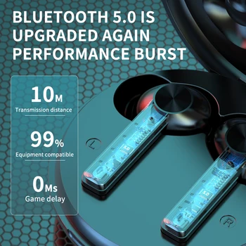 TWS Bluetooth Austiņas Bezvadu Earbuds Touch Kontroli Par Xiaomi Bezvadu Austiņas Stereo Bass 9D Stereo Brīvroku Austiņas