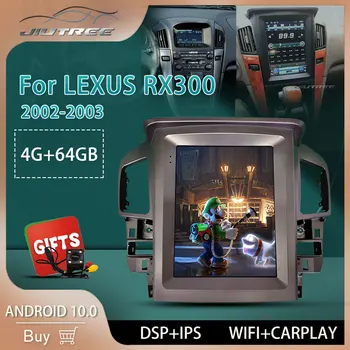 Vertikāla Ekrāna Automašīnas Radio Android LEXUS RX300 XU10 Toyota Lija Tesla Stila Autoradio Auto Stereo, DVD Atskaņotājs, Galvas Vienības