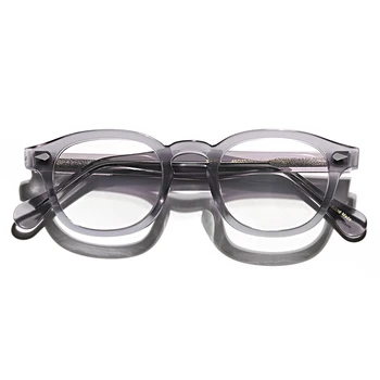 Vintage Acetāts brilles vīriešiem Classic Retro kārtu optisko briļļu rāmis Tuvredzība, lasot recepšu brilles sievietēm