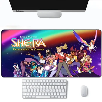Viņa-Ra Un Princeses Power Gaming Mouse Pad Super Anime Klēpjdatoru Tastatūras Paliktni, Liela Spēļu Peli Mat Kvalitātes peles paliktnis LOL