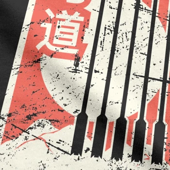 Vīriešu T-Krekli Vintage Kyudo Japāņu Loka šaušanas Kokvilnas t-veida, ar Īsām Piedurknēm Loku, Bultu Japāņu Primitīvas Strēlnieks T Krekls ar O veida Kakla Topi 6XL
