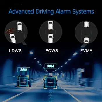 X28 FHD) 1080P 150Dash Cam Automašīnas DVR Kamera Ieraksti WiFi ADAS G-sensors / Video Auto Reģistratoru Dash Kamera