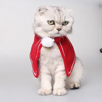 Ziemassvētku Drēbes Kaķis Pet Suņu Tērpu Ražošanu, Apmetņi Ar Kapuci Kaķu Un Suņu Tērpu Jaunā Gada Dāvanu Suņiem Pet Produktu